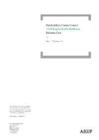 (Little Hadham) Business Case
