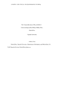 A MODEL for ETHICAL DECISIONMAKING in Mmos the Commodification of Play in Diablo 3