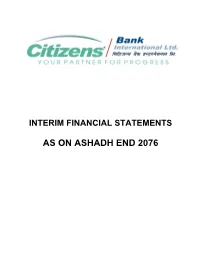 As on Ashadh End 2076