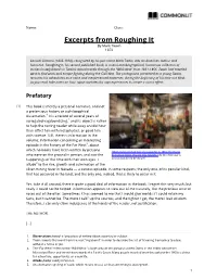 Commonlit | Excerpts from Roughing It
