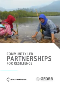 Community-Led Partnerships for Resilience