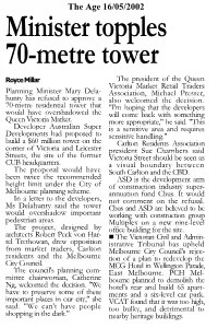Minister Topples 70-Metre Tower