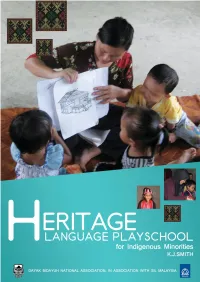 Rationale for a Heritage Language Playschool and Multilingual Education (MLE)