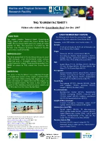 Tnq Tourism Factsheet 5