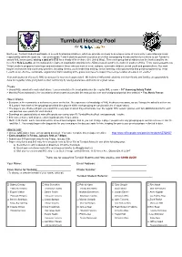 Turnbull Hockey Pool For