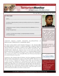 Volume VIII, Issue 16 April 23, 2010