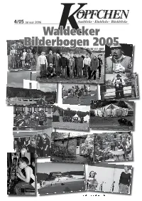 Waldecker Bilderbogen 2005