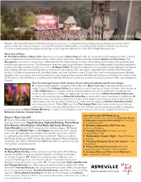 Asheville Sound | Music News