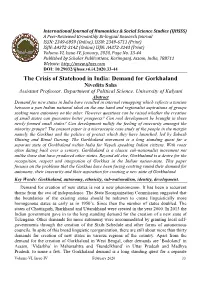 Demand for Gorkhaland