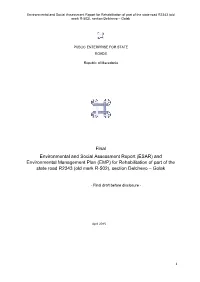 Final Environmental and Social Assessment Report (ESAR) and Environmental Management Plan (EMP) for Rehabilitation of Part of Th