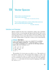 Vector Spaces