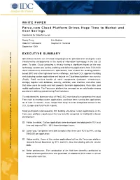 WHITE PAPER Force.Com Cloud Platform Drives Huge Time
