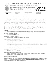 Worcester Issues – BRP/CERO