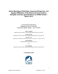 Baffin Island 2014 Caribou Survey