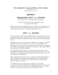 Download a PDF of “The Authenticity, Usage and Efficacy of Ear Candles.”
