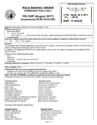 Filed As WSR 17-20-030 on September 27, 2017