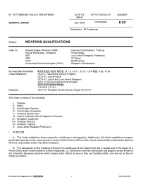 II-20 Weapons Qualifications