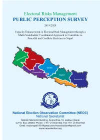 Public Perception Survey 2019/2020