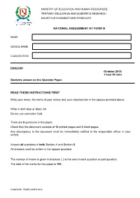 2016 English Form3.Pdf