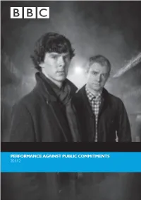 BBC Performance Against Public Commitments 2011/12