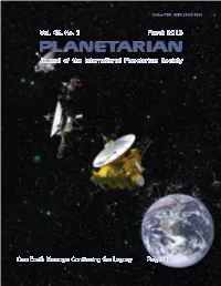 March 2016 Planetarian 1 Aff Iliate Representatives