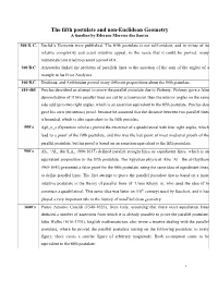 The Fifth Postulate and Non-Euclidean Geometry a Timeline by Ederson Moreira Dos Santos