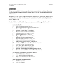 APPENDICES the Appendices Include 18 Station Areas Profiles