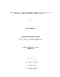Gendered Space: Emerging Frames in Nasa Public Relations and Mainstream Media Representation, 1958-1986