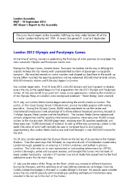 Mayor's Report