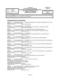 Notam List Series J