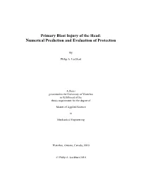 F the Head: Numerical Prediction and Evaluation of Protection