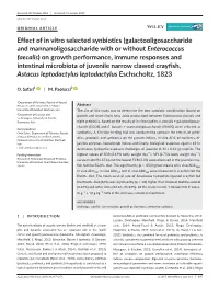 Galactooligosaccharide and Mannanoligosaccharide with Or