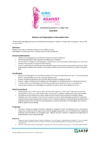 Global Year Against Neuropathic Pain