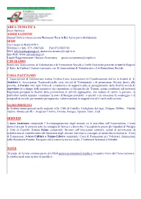 Scheda Informativa Anteas Umbria