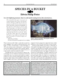 Species in a Bucket