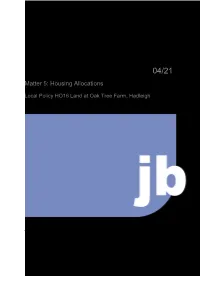 Castle Point Local Plan Examination 04/21 Matter 5: Housing Allocations