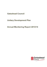 Gateshead Council UDP Annual Monitoring Report 2013-14
