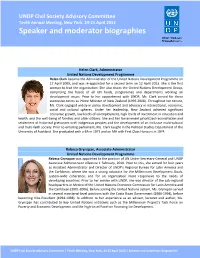 Speaker and Moderator Biographies