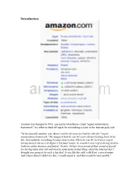 Amazon Was Founded in 1994, Spurred by What Bezos Called