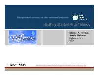 Geeng Started with Trilinos