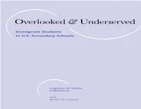 Immigrant Students in US Secondary Schools