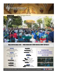 Mass on the Grass 2019 — More Highlights from Our Big Event on Page 5!