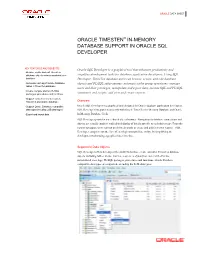 Oracle Timesten In-Memory Database and Oracle  Export and Import Data In-Memory Database Cache