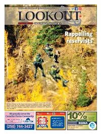 Rappelling Reservists