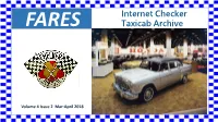 Internet Checker Taxicab Archive