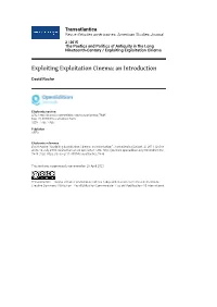 Transatlantica, 2 | 2015 Exploiting Exploitation Cinema: an Introduction 2
