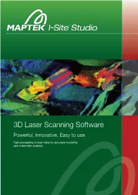 3D Laser Scanning Software Powerful, Innovative, Easy to Use