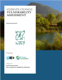 Climate Change Vulnerability Assessment