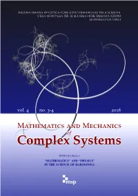 ``Mathematics'' and ``Physics'' in the Science of Harmonics