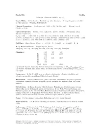 Paolovite Pd2sn C 2001-2005 Mineral Data Publishing, Version 1